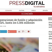 El importe de las operaciones de fusin y adquisicin cay en enero un 54%, hasta los 5.306 millones